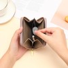 GAEKEAO Small Wallet for Women RFID Blocking Compact Zipper Wallets