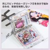 YUYAYOON 星柄透明 M5 シールバインダー リフィル 10 枚付き 推し活コレクションクリアファイル