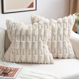 ZWJD Set of 2 Sofa Cushion Covers Corduroy Sofa Cushions Outdoor Pillows Boho Decorative Sofa Pillows Modern for Couch Bedroom car Decor Decorative Cushion Covers