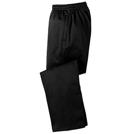 DRIEQUIP Moisture Wicking Athletic Sweatpants with Pockets Adult L-Black