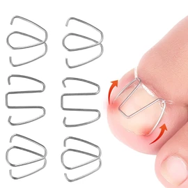 Gancho de Corrección de Uñas Herramienta para Uñas Encarnadas Tiras Correctoras de Uñas Elevador de Alambre Herramienta de Recuperación para Mujeres Hombres Corrector de Juanetes para Pedicura