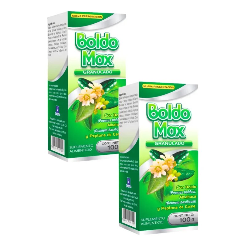 Boldo Max Granulado 2 Cajas Con 100 G Cu Natutech