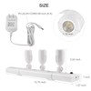 BIGLIGHT LED Track Light, Dimmable Accent Lighting with Rotatable Heads,