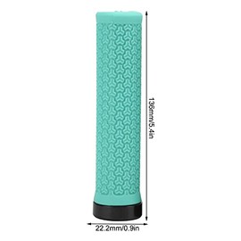 Bicycle Grips, Bicycle Handlebar Grip, Shock-Absorbing Rubber Single Locking Handles (Bianchi Blue) Handlebargrip Bicycles and Spare Parts Handlebargrip Bicycles and Spare Parts