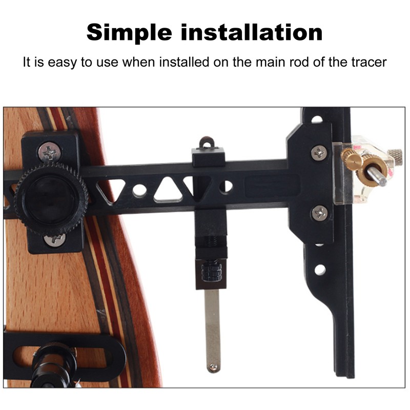 Recurve Bow Archery Clicker Aluminum Auxiliary Positioner Enhance Stability for