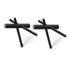 Normann Copenhagen - Sticks Hooks - 2 pcs Black H: