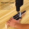2-in-1 Hole Finder, Professional Self-Centering Dowel Gauge, Adjustable Drill Guide