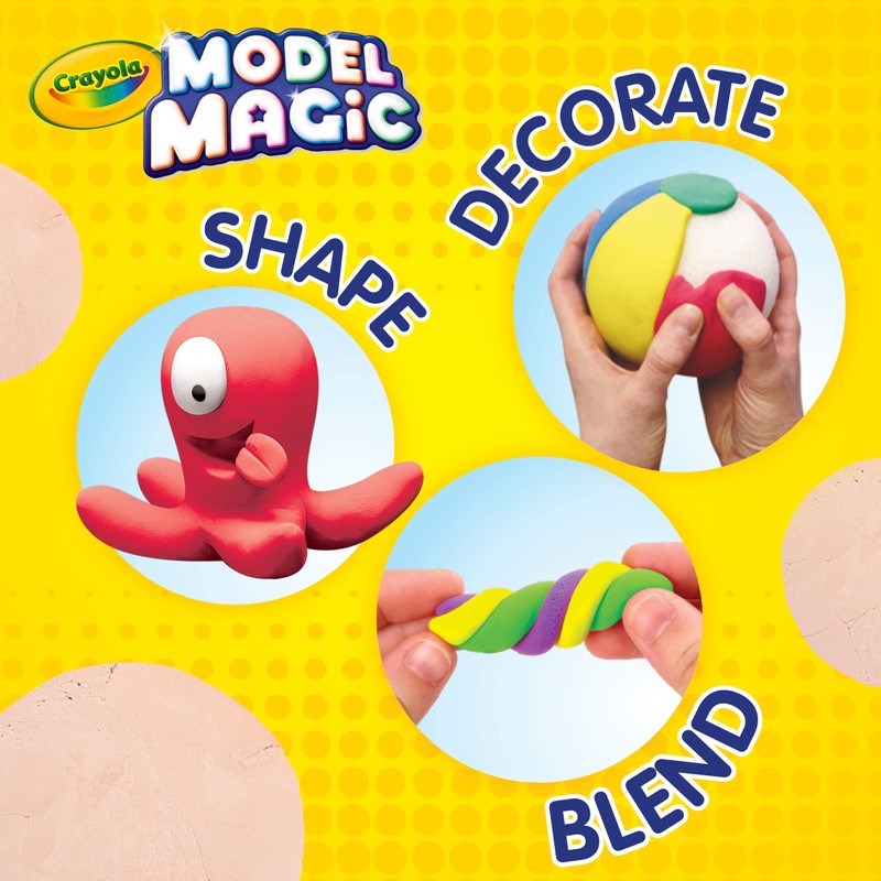Crayola Model Magic - Bisque (4 oz), Modeling Clay Alternative,