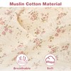 ManFaiSky Muslin Nursing Cover for Baby Breastfeeding - Lightweight &