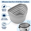 Slow Cooker Divider Liner for 6–8 Qt Crockpots – Reusable