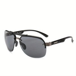 Generic Men's sunglasses premium polarised vintage sunglasses Black
