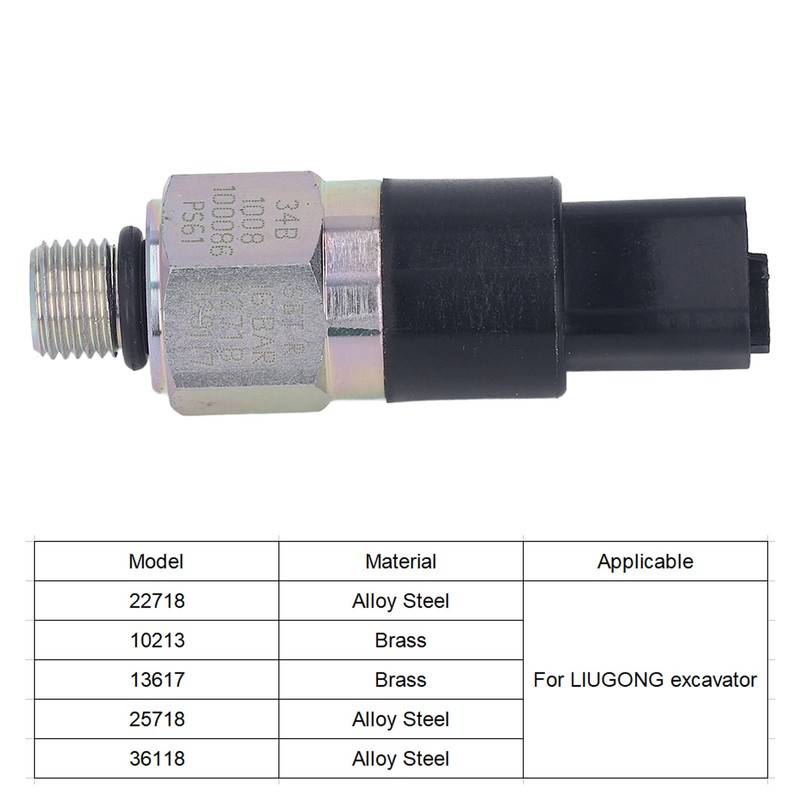 Pressure Switch Replacement Standard Interface Excavator Pressure Transducer for LIUGONG