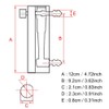 Oxygen Air Flow Mete LZQ-5 Flow Meter 2.5-25LPM Flow Meter