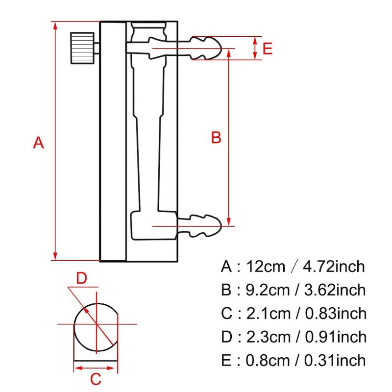 Oxygen Air Flow Mete LZQ-5 Flow Meter 2.5-25LPM Flow Meter
