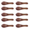 10pcs Small Wooden Spoons Cooking Condiments Spoons for Kitchen Seasoning