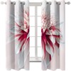 ANAZOZ Large Curtain Eyelet,2 x 34W x 72H IN,Curtain Living