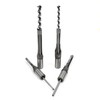 BIGP 4 Pieces Square Hole Drill Bit Square Mortising Drill