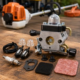 Replacement Carburetor for String Trimmers – Carb Kit for FS80 FS85 Series Outdoor Power Equipment