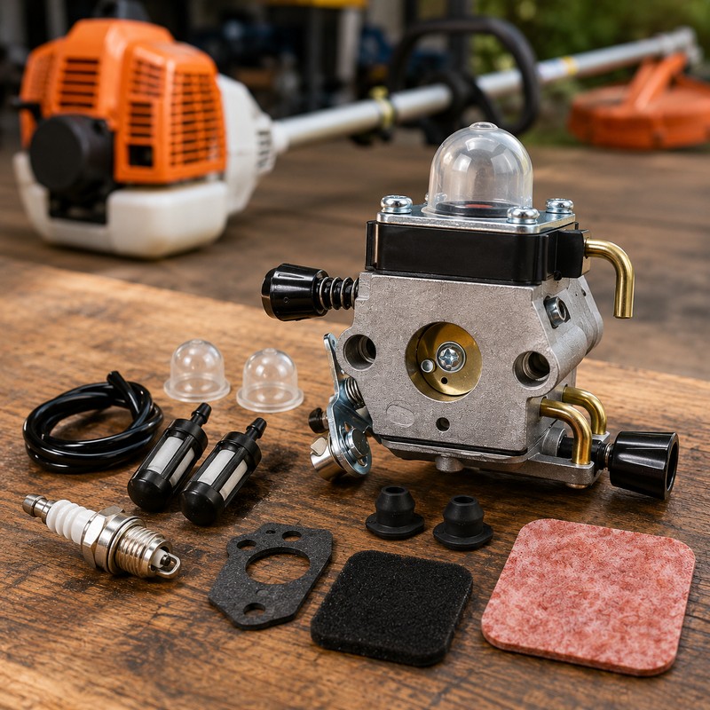 Replacement Carburetor for String Trimmers – Carb Kit for FS80