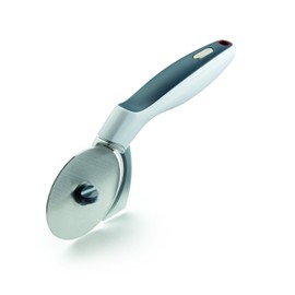 Zyliss E910029 Pizza Cutter Sharp Edge, Grey/White, Wheel Cutter for Pizza/Pastry/Dough with Ergonomic Handle, Dishwasher Safe