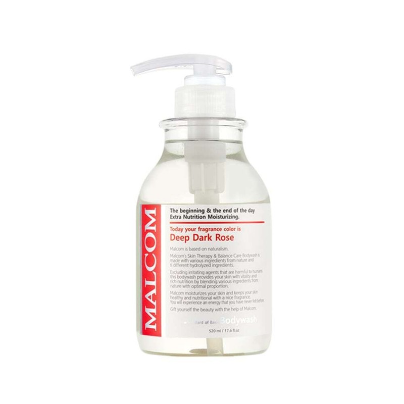 MALCOM Body Wash 520ml - Deep Dark Rose