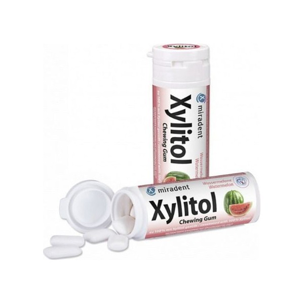 Miradent Xylitol Chewing Gum Watermelon 30items