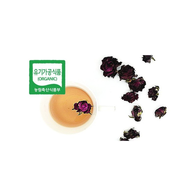 [유기농] 전남 여수 덩굴장미꽃봉오리 꽃차 8g소 [Organic] Jeonnam Yeosu Climbing