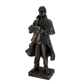 Veronese Design Detective Sherlock Holmes Metallic Bronze Statue