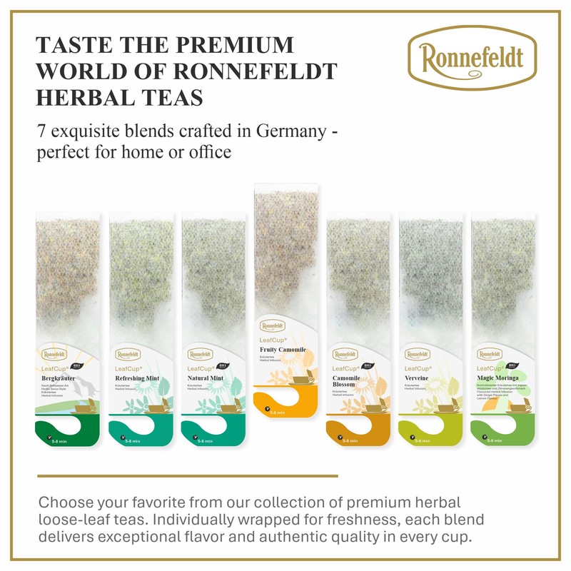 Ronnefeldt LeafCup Fruity Camomile Tea – Loose Leaf Herbal German