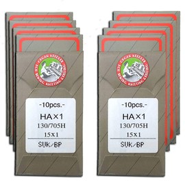 100 Ball Point 15X1 HAX1 130/705H Home Sewing Needles (Size 11 (Metric Size 75))