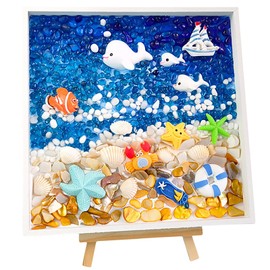 Zioyihan DIY Mosaic Craft Painting Kit, DIY Mosaic Arts and Craft Kits, Handmade Sticker Painting Gem Art Kit for Adults Room or Home Decor