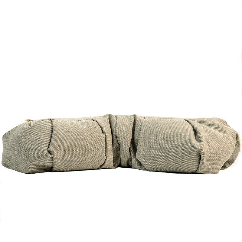 Blue Lotus Crescent Meditation Cushion