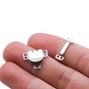 Lakesstory Metal Hook and Eye Nickel Sewing Hooks & Eyes