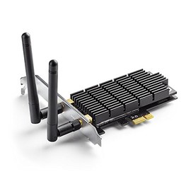 TP-Link AC1300 PCIe WiFi PCIe Card(Archer T6E)- 2.4G/5G Dual Band Wireless PCI Express Adapter, Low Profile, Long Range, Heat Sink Technology, Supports Windows 10/8.1/8/7/XP