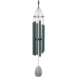 Woodstock Chimes Signature Collection, Bells of Paradise, Rainforest Green 44", Decor Designs Wind Chimes for Outdoor, Patio, Home or Garden Décor (BPLRG)