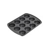 Wilton Gold Non-Stick 12 -Cup Muffin Pan, Stainless Steel Bakeware,