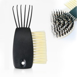 Zittop Comb Cleaner Tool for Removing Hair Dust at Home and Salon（Black）