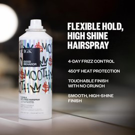 IGK Good Behavior Smooth Flexible Anti Frizz Hairspray 168 ml / 5 oz