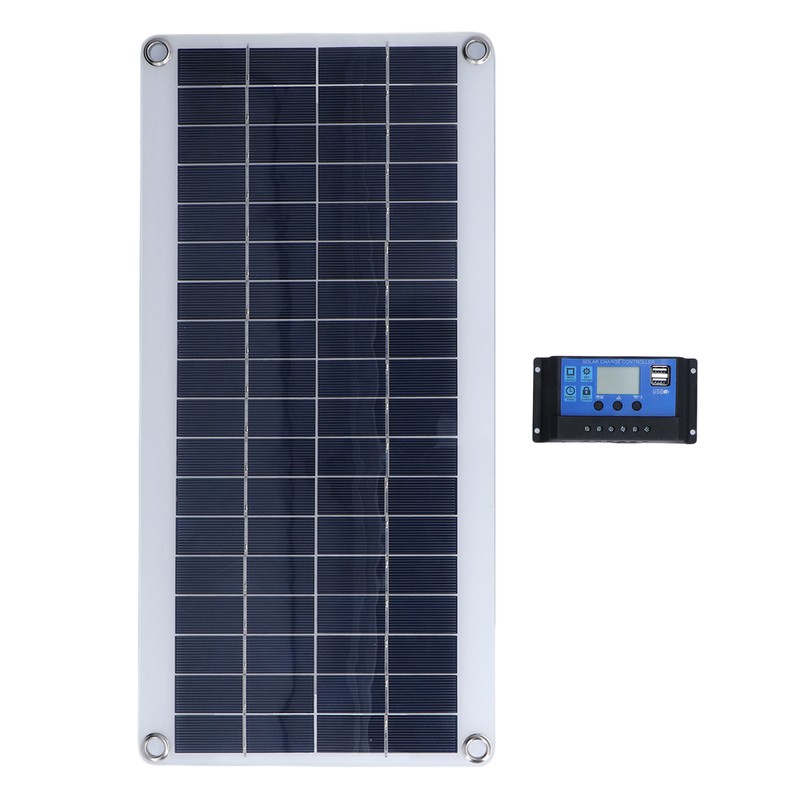 8W Monocrystalline Silicon Solar Panels with 10A Controller Portable Solar