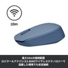 Logicool M171rBG Wireless Mouse, Wireless Mouse, Small, Lightweight, Symmetrical, Small,
