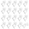 M METERXITY 50-Pack Boutonnieres Safety Pins, Plastic Triangle Corsage Pin
