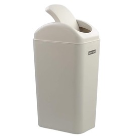 Tstorage 10 L Plastic Trash Can with Swing Lid , 1 Pack