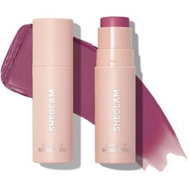 SHEGLAM Snatch N Cream Blush Stick Rubor duradero de alto pigmento para mejillas - Vino de ciruela