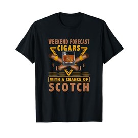 Cool Cigar and Scotch T-Shirt for Old Guys or Dads Gifts T-Shirt