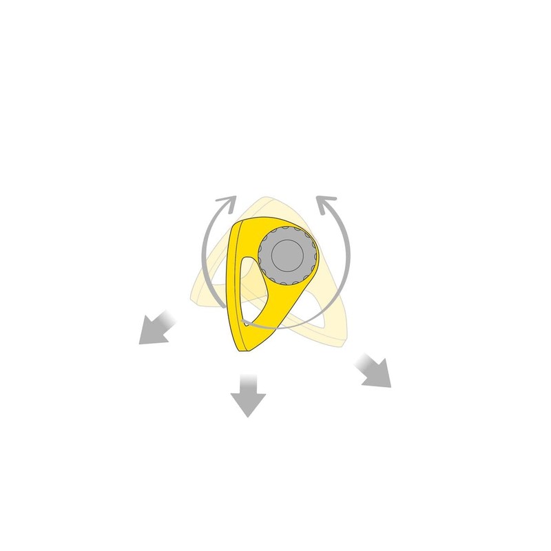 Petzl, Coeur Pulse 12 Mm, Removable Anchoring With Locking Function,