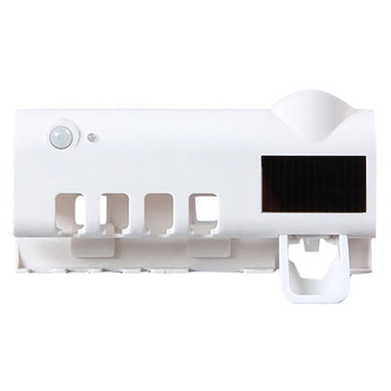 UV Toothbrush Holder with 1200mAh Battery Smart Induction Wall Mount