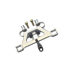 Traxxas 1/16 Mini E-Revo, Mini Slash Tuning Parts Aluminium Front Body Post Mount with Screw - 1 Piece Set Silver