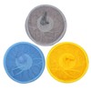 3 Pcs Hanging Mesh Space Foldable 3 Compartments Storage Basket
