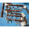 1 ONE Navajo talking stick 14" w/dangle beads & Stone