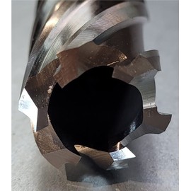 WRS Precision Core Drill Bit Made of HSS, 30 mm Cutting Depth, 19 mm Weldon Shank, Sizes Name: 18.0 mm Diameter